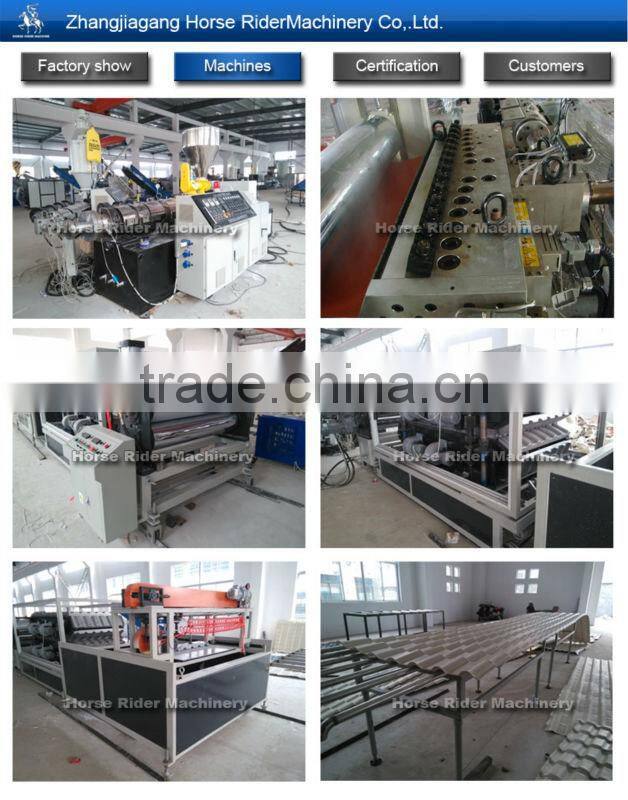 New Design Plastic Tile Machine PVC Roof Tile Making Machine