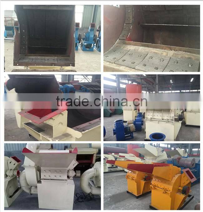 Diesel engine wood hammer mill/sawdust making machine for forest farm