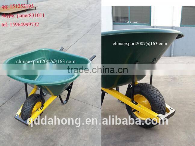 120L Large Capacity Poly Bucket Wheelbarrow WB8606P