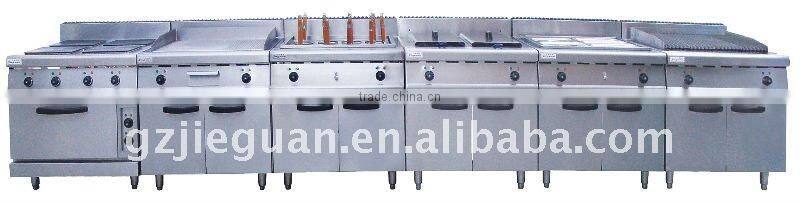 Gas Cooking Range with 4-Burner and Gas Oven