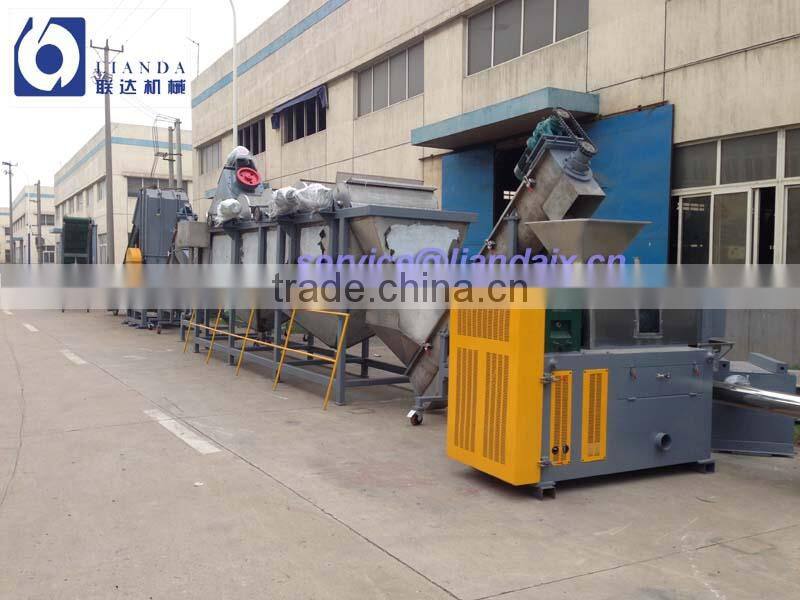 waste PE milk bags recycling machine with CE