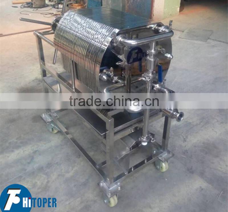 Stainless steel material food separation machine of best selling,small plate-frame press filter