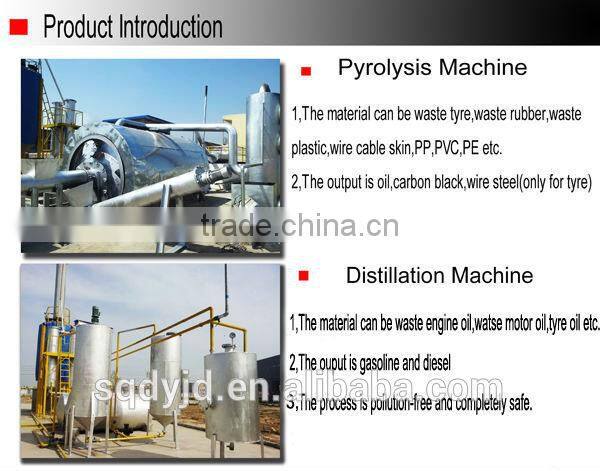 Essential tyre oil recycling machine&tire oil refinery&plastic oil refinery machine
