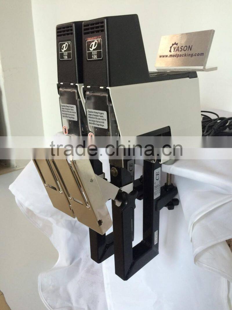 Double Head Electric Stapler bookbinding machine saddle binder