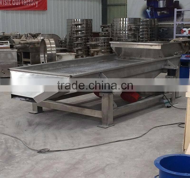 Used for chemicals carbon fertilizer carbon steel linear gravel shaker screen price