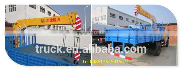 5-10tons knuckle crane, truck with hiab, lorry crane