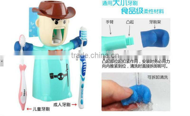 Love warriors wash set automatic toothpaste + dust Tumbler + couple toothbrush holder