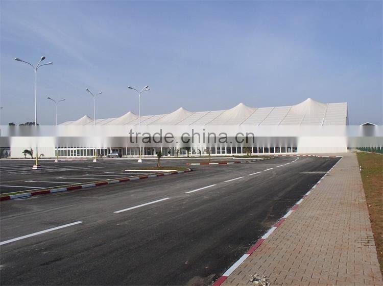 Best quality white color clear span outdoor airport tent for sale