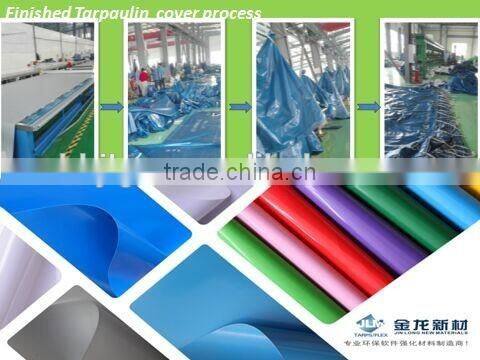 fireproof high strength coated pvc tarpaulin fabric