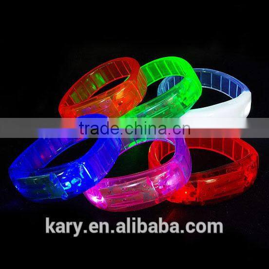 RGB color radio controlled LED Bracelet Led Wristband