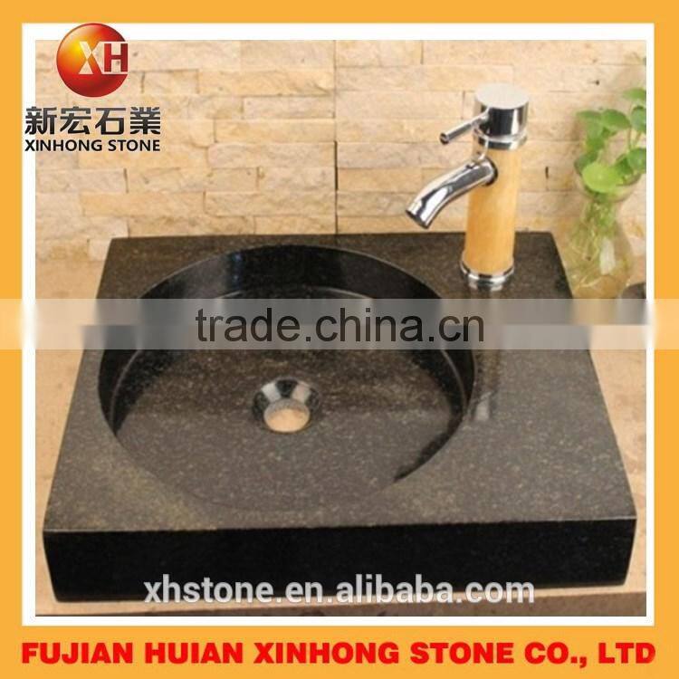 Deep bathroom used stone basin for hot sale