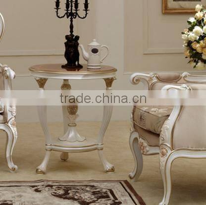 French rose carving fabric leisure chair