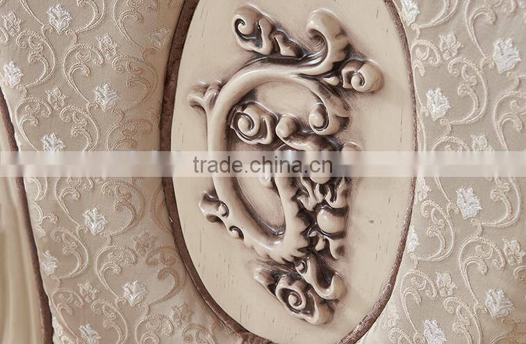 New classic solid wood dining room furniture ivory white antique finished dining table set