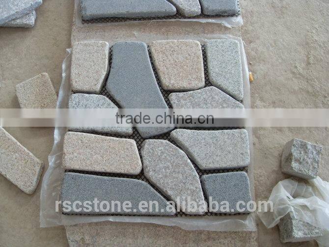 Natural granite cube stone for sale