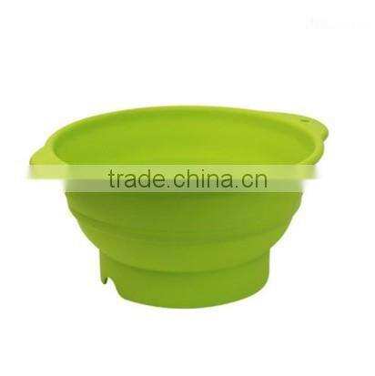 China Supplier Industrial Silicone Foldable Fruit Basket for Kitchen