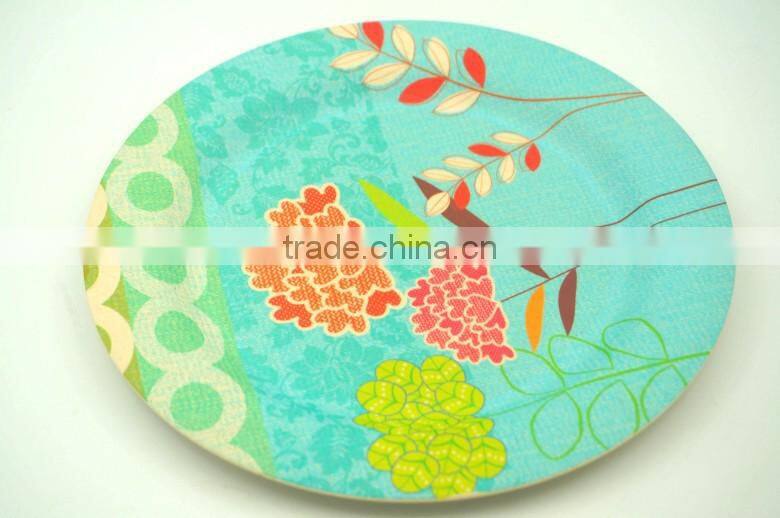Bamboo Fiber Serving Dinner Dessert Plates,Biodegradable dinner plates