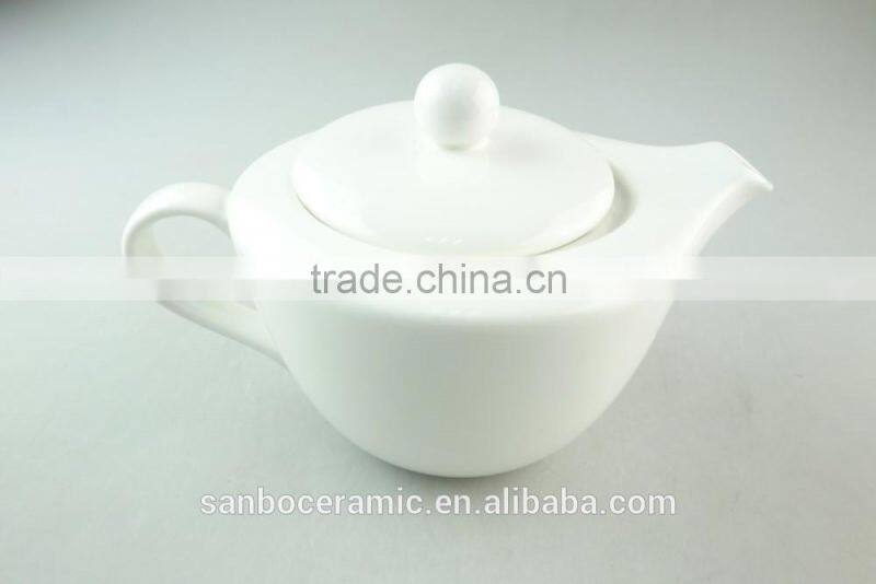 Hot selling hotel restaurant white porcelain coffee/ tea pot