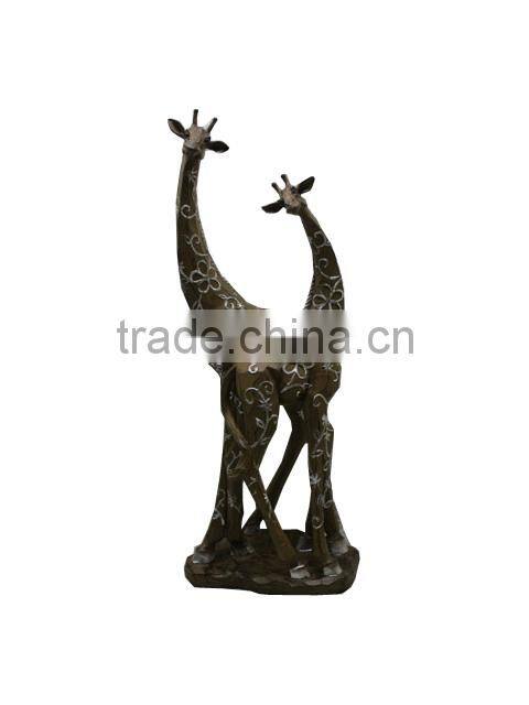 for table deco resin garden figurine decorative giraffe