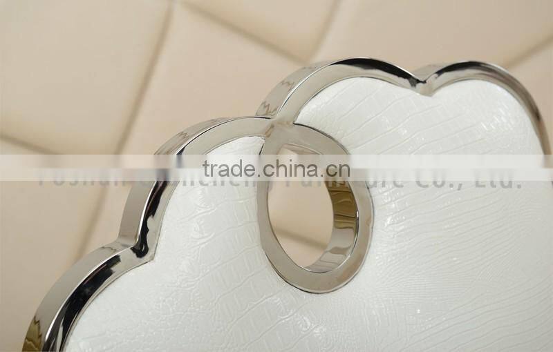 European style elegant white dining chair