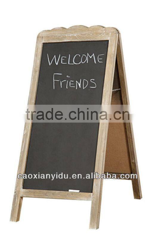 chalkboard with A-stand outdoor a-frame banner display promotional board display board