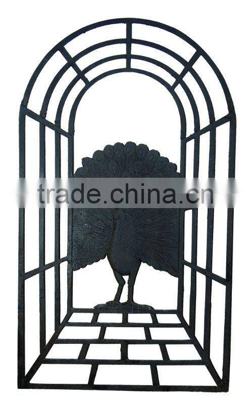 wrought iron garden fence