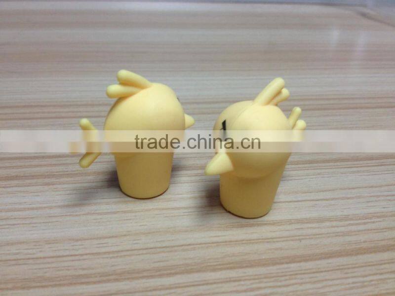 High stealability silicone wine bottle stopper bird shape stopper