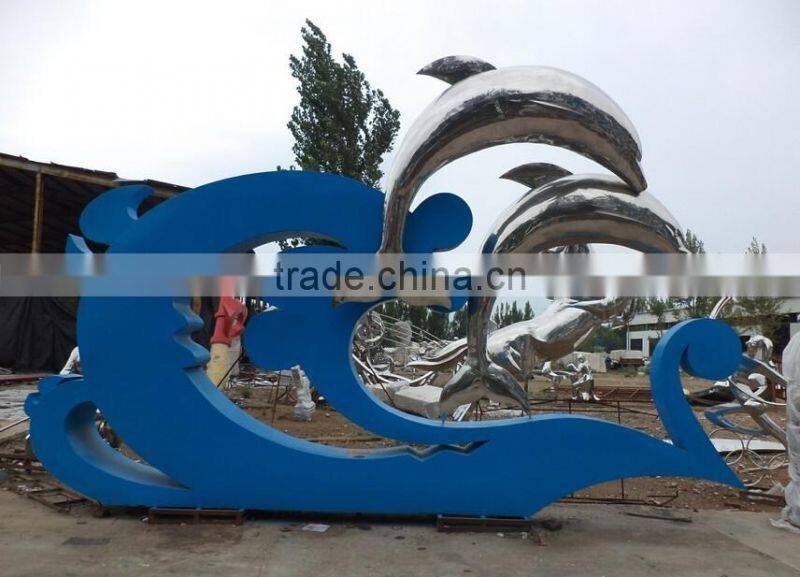 Abstract Theme Stainless Steel Garden Statue Sculpture for Plaza use