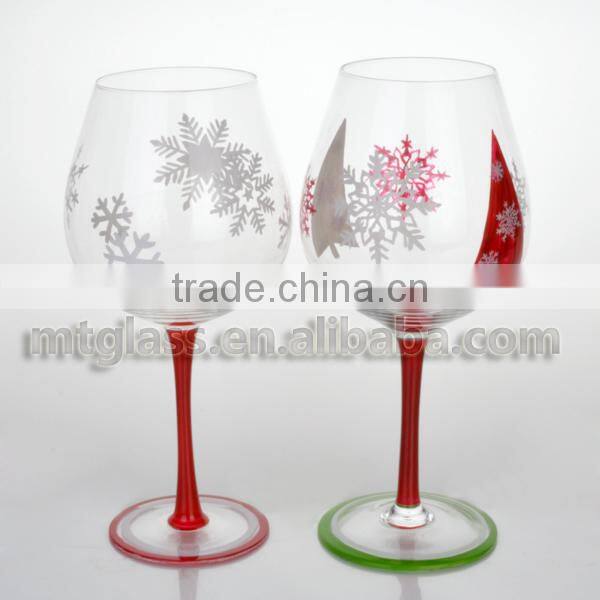 FDA, holiday theme artificial christmas tree shaped glass beverage dispenser