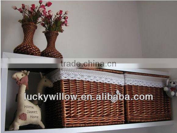 factory directly mini wicker basket drawers made from half willow