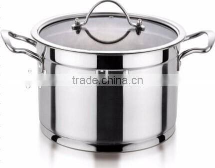Stainless Steel Induction Bottom Soup Pot 24cm