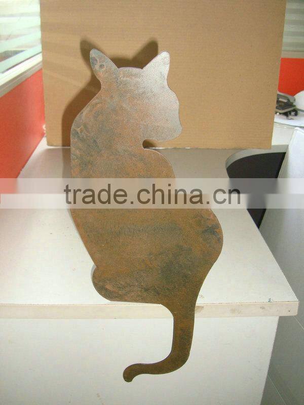 Metal Cat Decoration