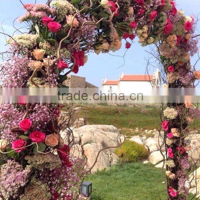 wedding stage flower arch,beautiful flower arch for stage decoration