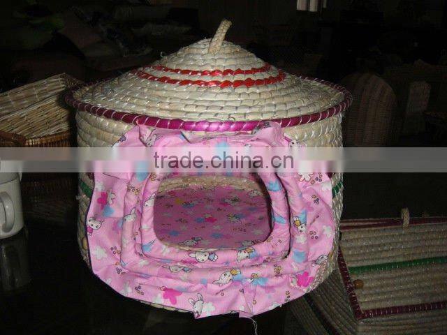 wicker basket pets' love