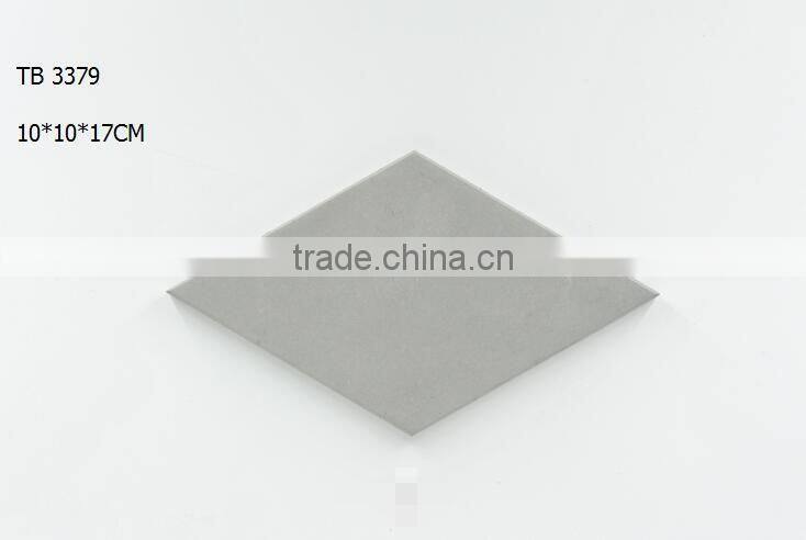 Hexagon concrete tiles with the gold painted tips