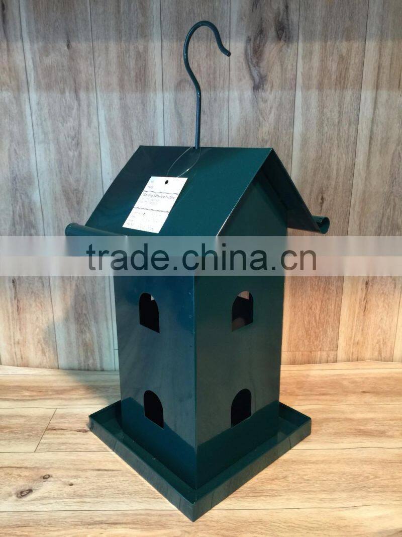 Outdoor Hanging Garden Gazebo Metal Wild Bird Feeder