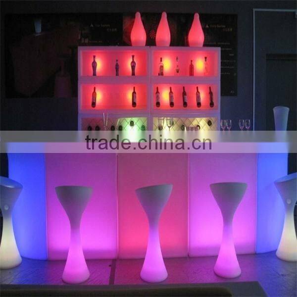 glow led bar / led bar counter / portable bar counterPortable Led Light BarHigh Top Cocktail Table