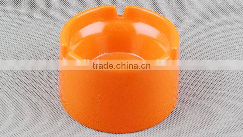 Melamine Round Ashtray with logo orange color