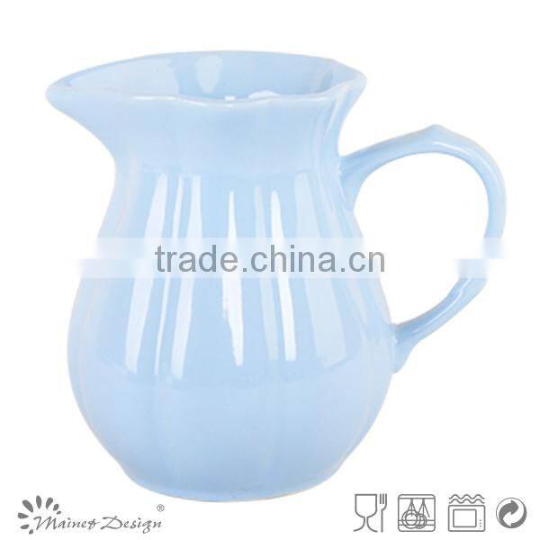 Emboss Crockery Stoneware Houseware colorful Pitcher