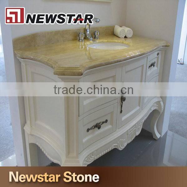 Custom irregularity design marble vanity top