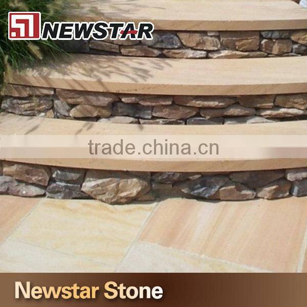 Chinese hot sales beige yellow sandstone tiles