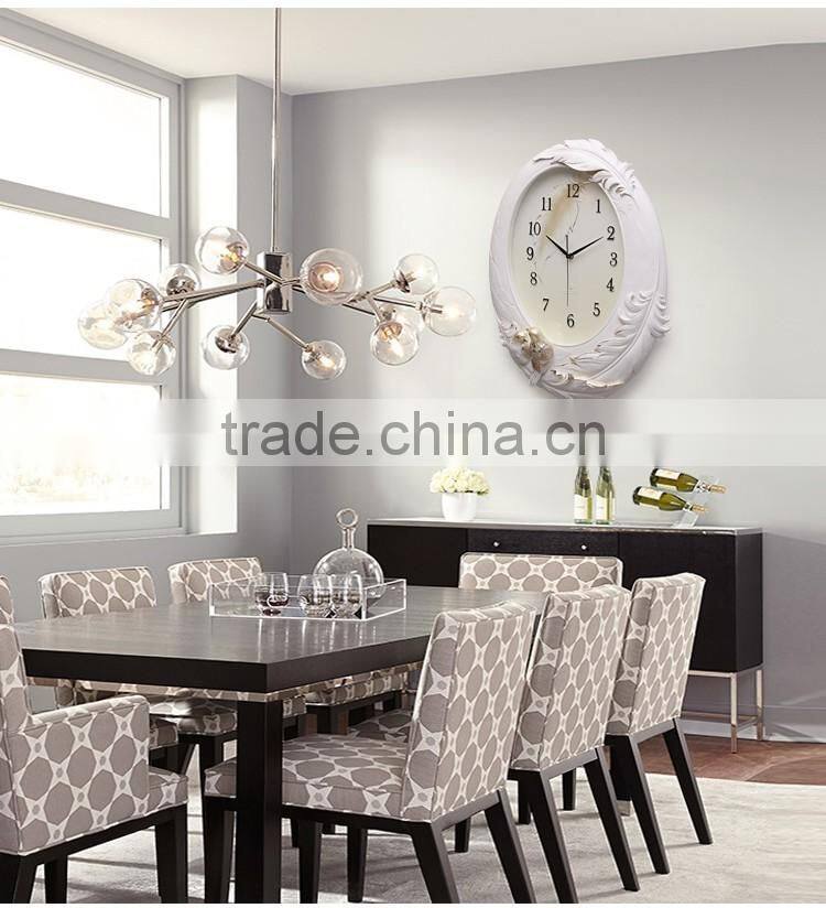 M18A Momoda Creative modern fancy elegant 3D flower wall clock quiet quartz home decoration large wall table clock set