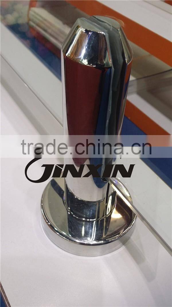 JINXIN balustrade_outdoor 316 stainless steel spigot tempered glass railing