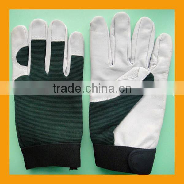 Wholesale Red Ladies Garden Pig Leather Gloves