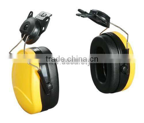 Yellow Helmet Attachement Earmuff