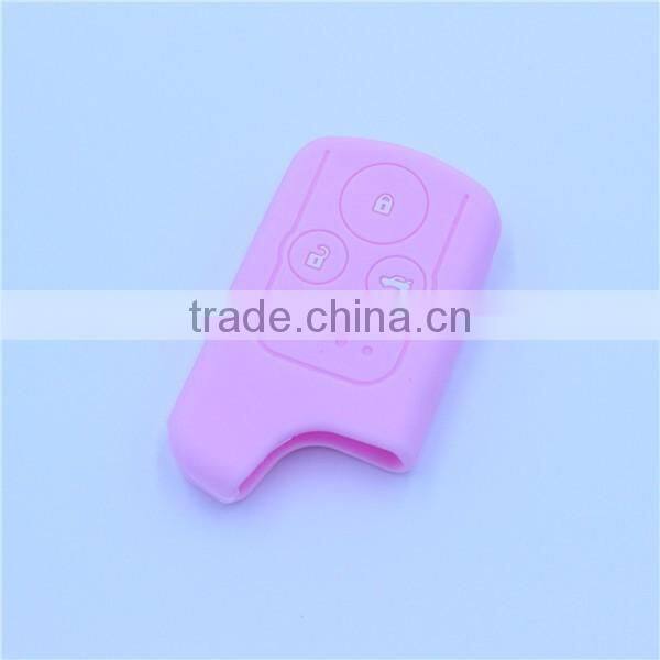 high quality silicone rubber case for honda CRV 3 buttons