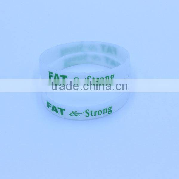 1/2 inch UV color change silicone bracelet