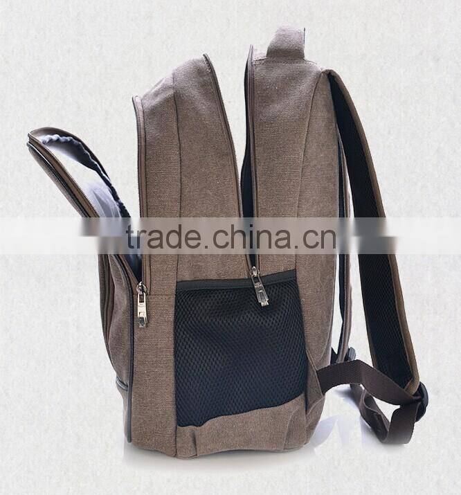 Put laptop school canvas bakcpack china