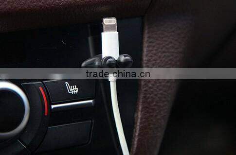 2016 new patent car Mini self stick multipurpose convenient bundle wire clamp