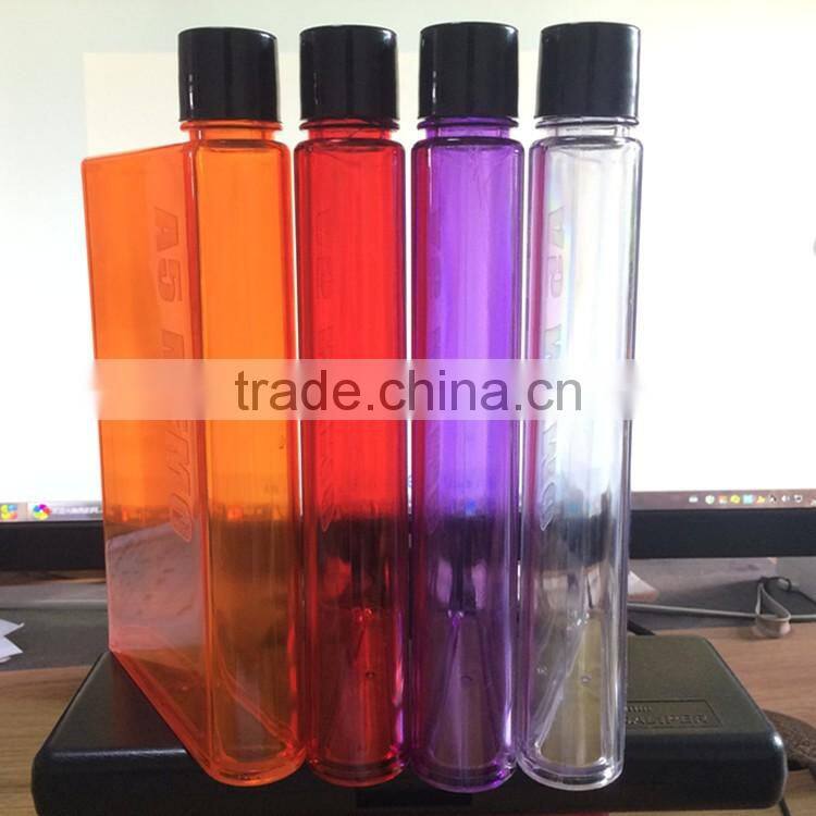 2016 New A5 notebook portable cup PP sports bottle with cup Creative bag cup