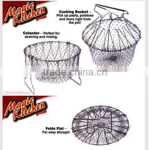 Foldable Stainless Steel Steamer Vegetable Steamer